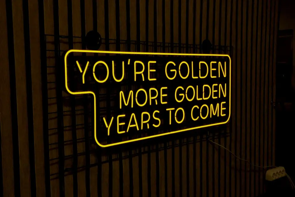 You're golden...
