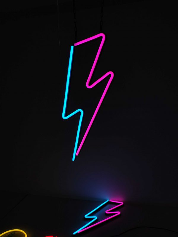Blitzstrahl - Neon LED Classic – Bild 4