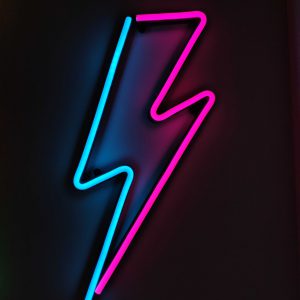 Blitzstrahl - Neon LED Classic
