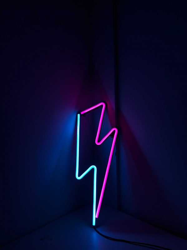 Blitzstrahl - Neon LED Classic – Bild 5