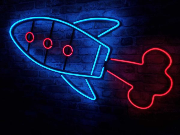 Rakete - Neon LED Classic – Bild 6