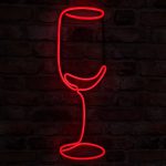 Wine glass - Neon LED Classic