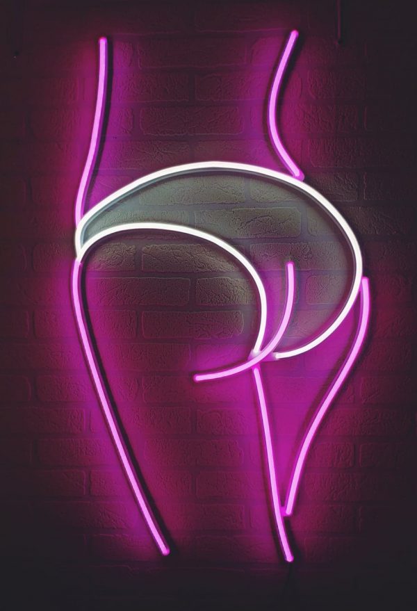 Gesäß - Neon LED Classic