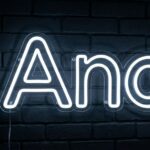 Ano LED neonový nápis - svítící dekorace na svatbu a do interiéru | Omineo