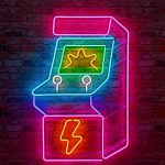 Arcade machine - Neon LED Classic