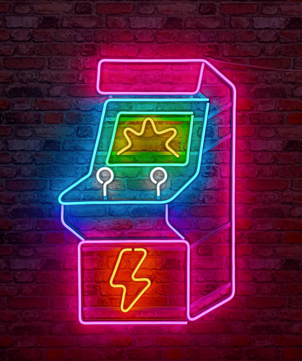 Arcade machine - Neon LED Classic