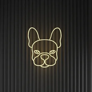 Buldozek-buldog-neon-LED-Fabryka-Neonow