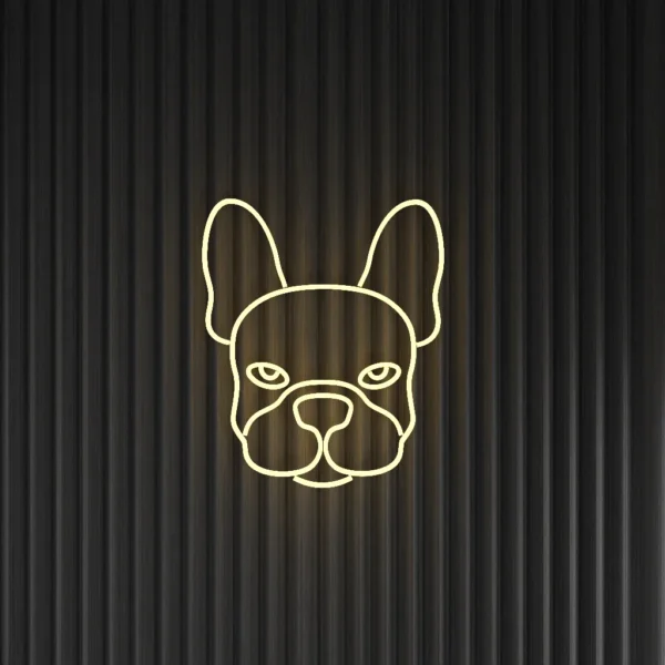 Buldozek-buldog-neon-LED-Fabryka-Neonow