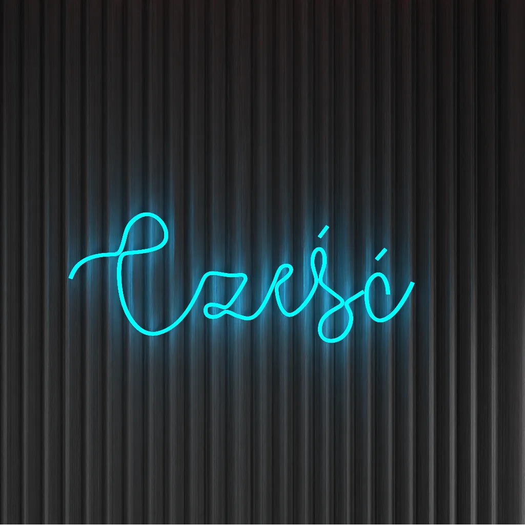 Cześć - Neon LED Classic - obrazek 3