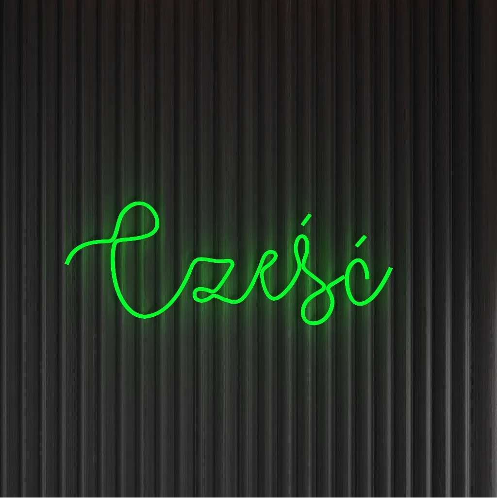 Cześć - Neon LED Classic - obrazek 4