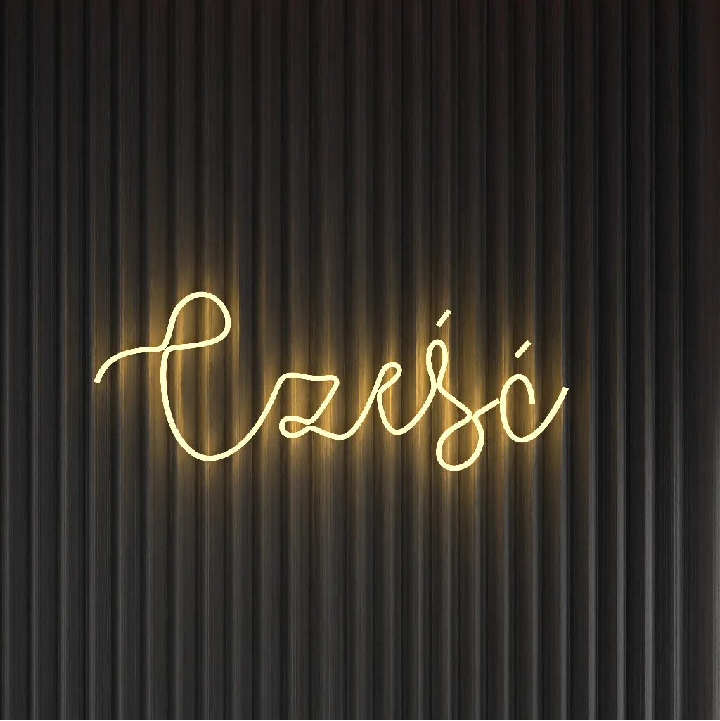 Cześć-neon-LED-Fabryka-Neonów-5