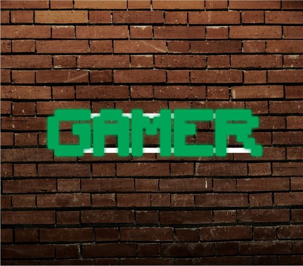 GAMER - Litery 3D Frontlit