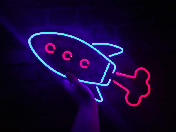 Rakete - Neon LED Classic – Bild 5