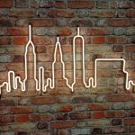 New York Skyline - Neon LED Classic