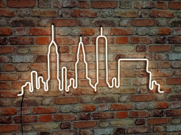 New York Skyline - Neon LED Classic