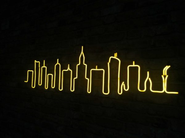 Warszawa Skyline - Neon LED Classic - Image 2