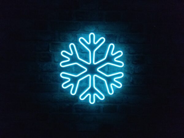 śnieżynka - Neon LED Classic