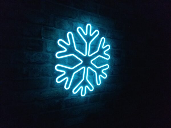 śnieżynka - Neon LED Classic - obrazek 2