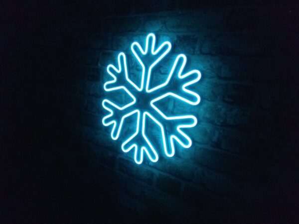 śnieżynka - Neon LED Classic - obrazek 3