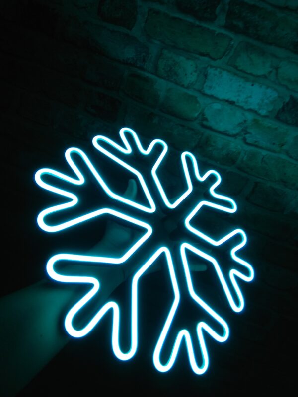 śnieżynka - Neon LED Classic - obrazek 4