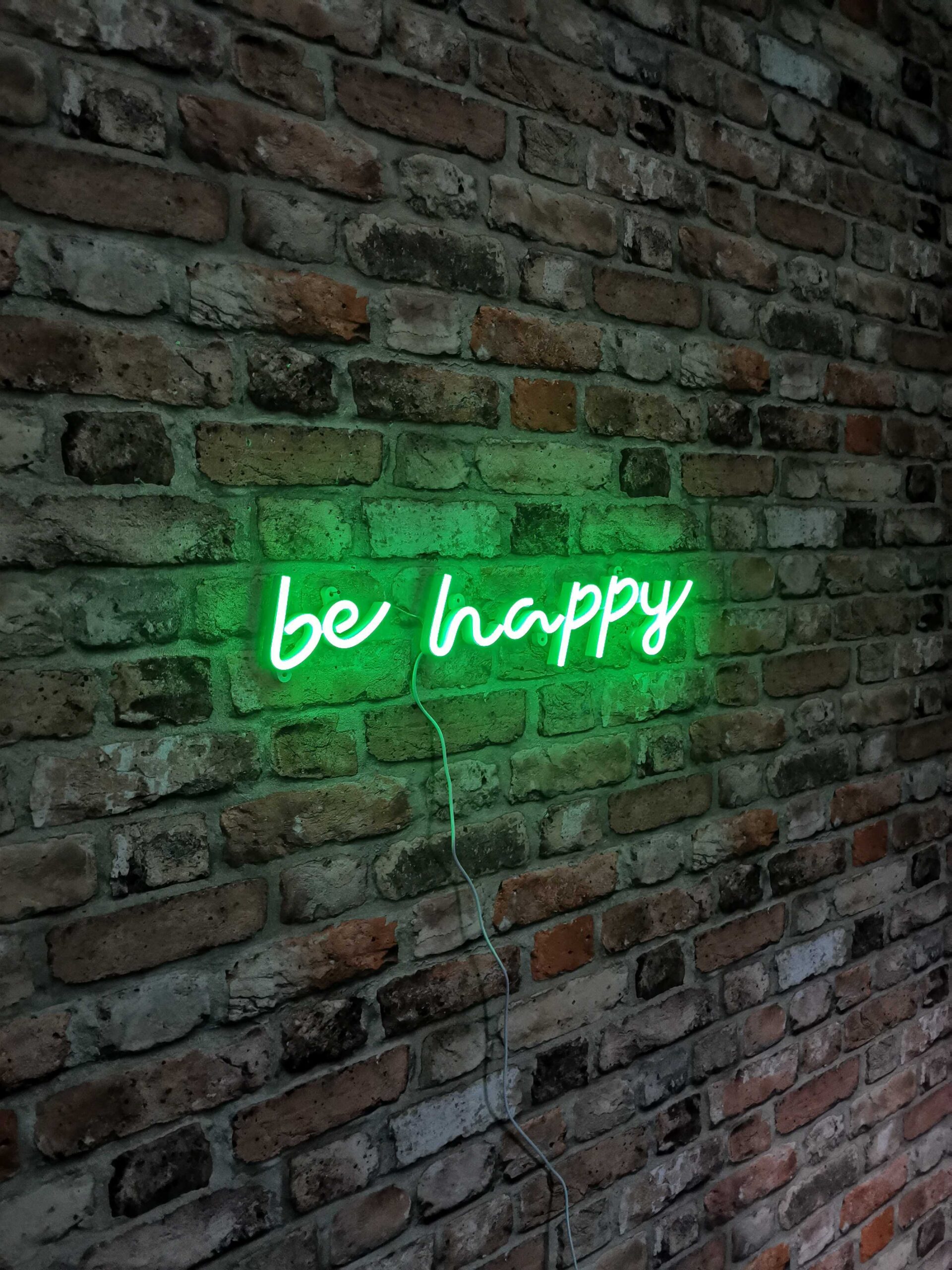 Be happy - neon LED Classic - obrazek 2