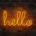 Hello - Neon LED Classic