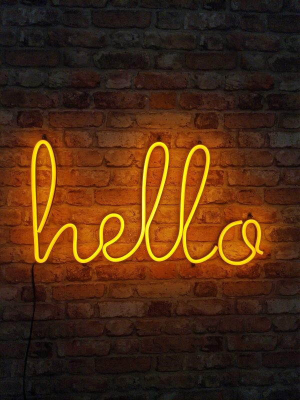 Hello - Neon LED Classic