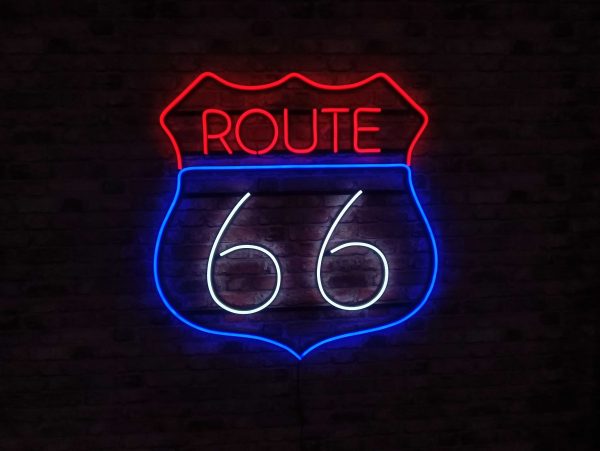 Route 66 - Neon LED Classic