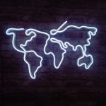 Map - Neon LED Classic