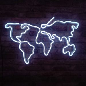 Karte - Neon LED Classic