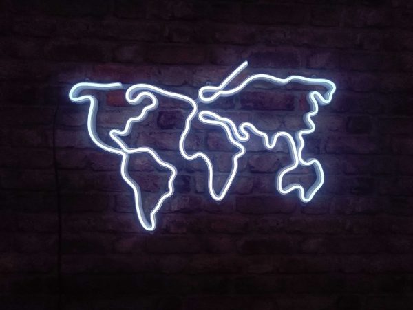 Karte - Neon LED Classic