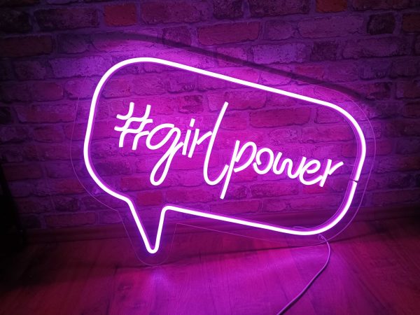 #girlpower  - Neon LED Classic