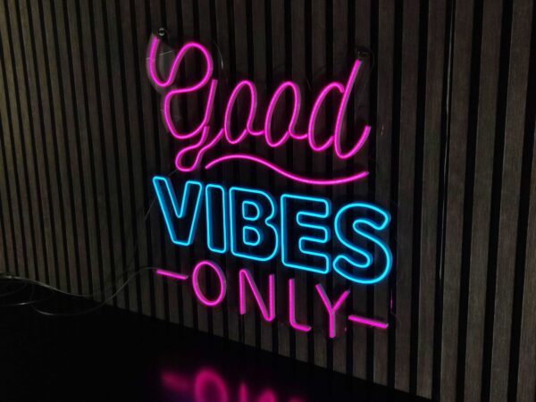 Good VIBES ONLY - Neon LED Classic – Bild 2