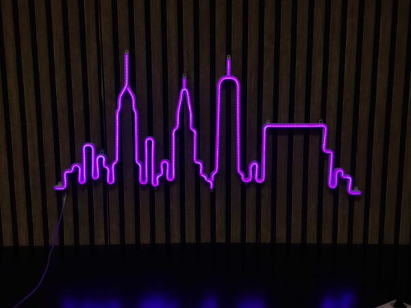 New York Skyline - Neon LED Classic – Bild 2