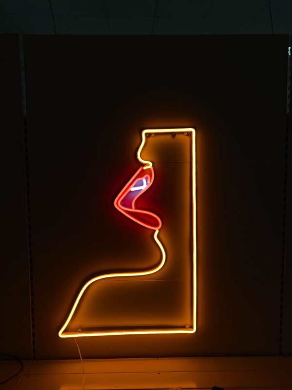 Gesicht im Rahmen - Neon LED Classic – Bild 5