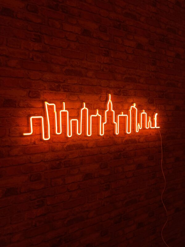 Warszawa Skyline - Neon LED Classic - Image 4