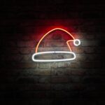 Czapka Mikołaja - Neon LED Classic