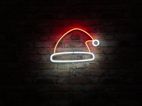 Santa hat - Neon LED Classic