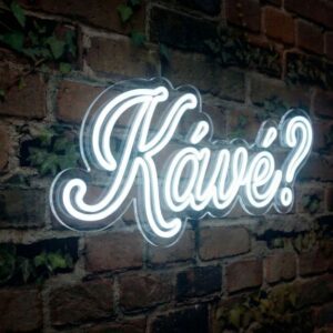 Kávé? LED neon felirat - a kávészeretők világító dekorációja | Omineo