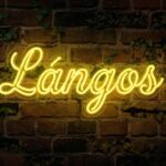 Lángos (felirat) - Neon LED Classic