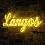 Lángos (felirat) - Neon LED Classic