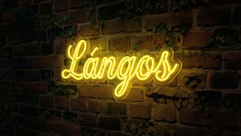 Lángos (felirat) - Neon LED Classic - Image 2
