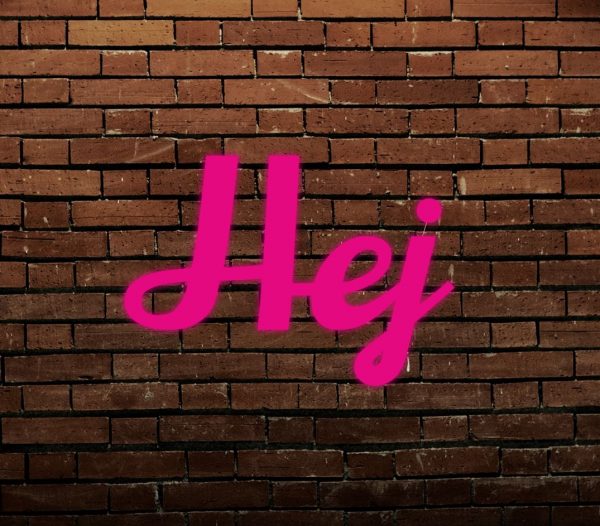 Hej - Litery 3D Frontlit