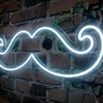 Betyár bajusz - Neon LED Classic