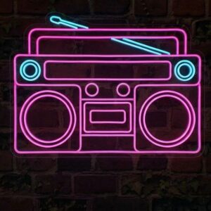 Boombox - Neon LED Classic