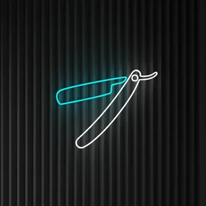 Rasiermesser - Neon LED Classic