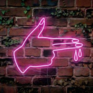 Fingerpistole - Neon LED Classic