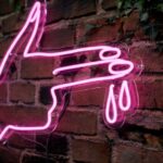 Fingerpistole - Neon LED Classic