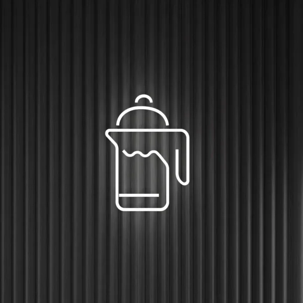 Kaffeekanne - Neon LED Classic