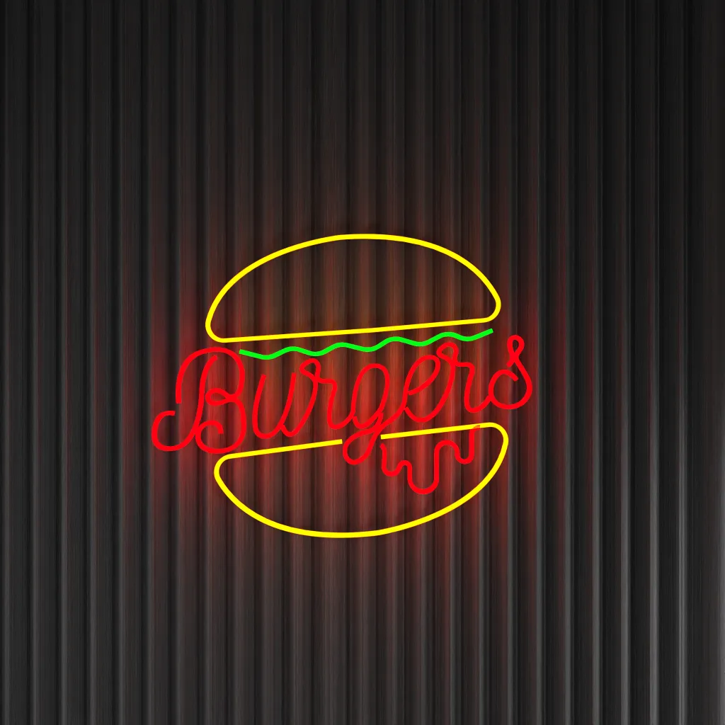 Burgers - Neon LED Classic